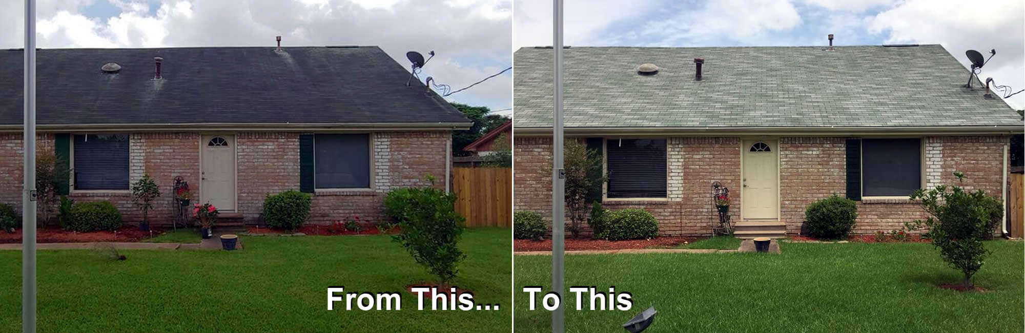 Roof Soft Washing Services near me
